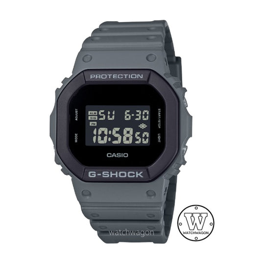Casio G-Shock DW-5610UU-8 LED Backlight Digital Grey Resin Band Mens' Sports Watch Special Bi-Color Bezel