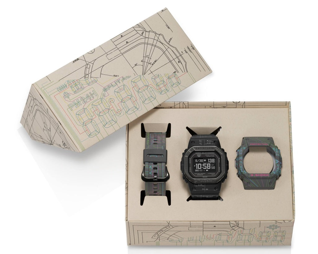 Casio G-Shock DW-H5600EX-1 Limited Edition Bluetooth Heart Rate Mobile Link Tough Solar Unisex Sports Watch