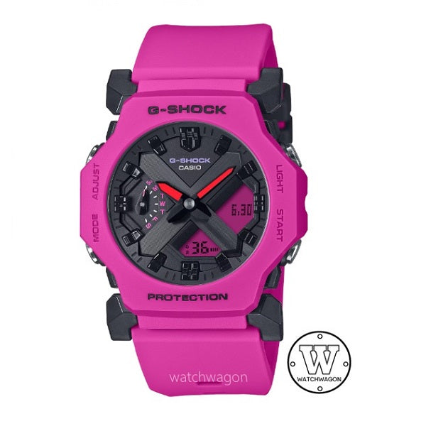 Casio G-Shock GA-2300-4A Dark Pink Resin Band Analog Digital Unisex Watch