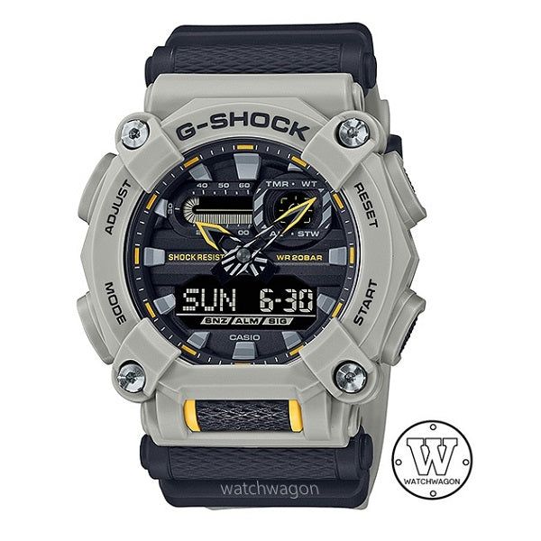Casio G-Shock GA-900HC-5A Black and Brown Resin Band Sports Watch  GA-900  GA900