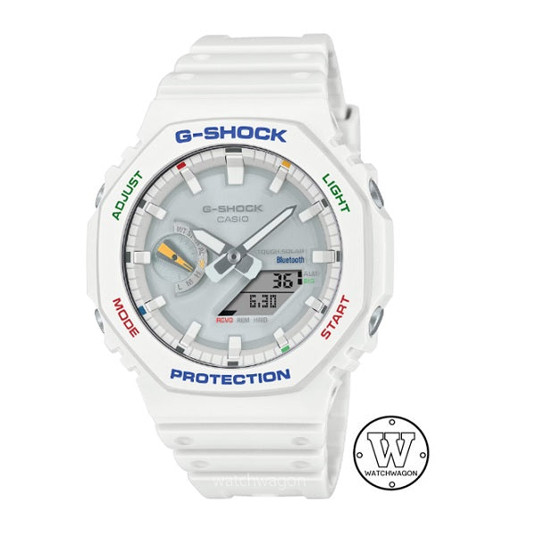 Casio G-Shock GA-B2100FC-7A White Tough Solar Bluetooth Smartphone Link Watch Casioak ga-b2100FC-ADR