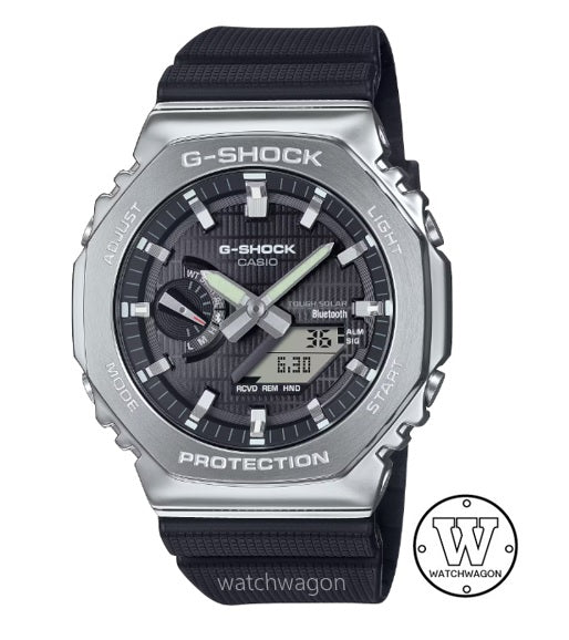 Casio G-Shock G-Steel GBM-2100-1A Black Dial Bluetooth Connectivity Tough Solar Analog Digital Watch