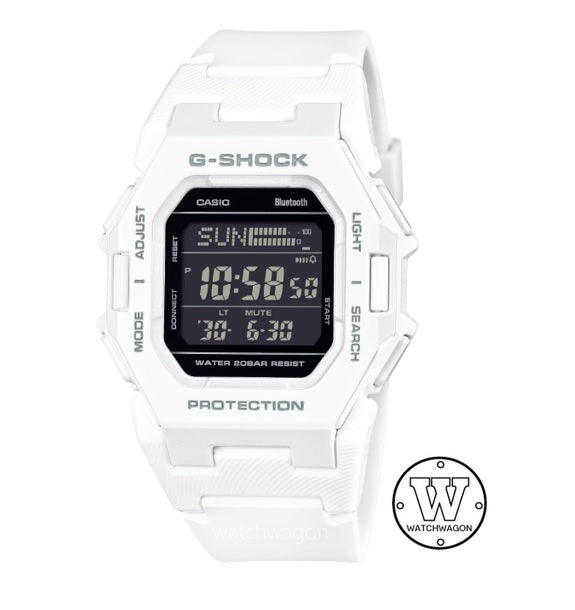 Casio G-Shock GD-B500-7 White Smart-Link Bluetooth Step-Counter Unisex Digital watch