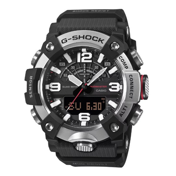 Casio G-Shock GG-B100XM-1A Black Mudmaster Quad Sensors Bluetooth Mobile Link Stainless Steel Bezel GG-BX100 GGB100