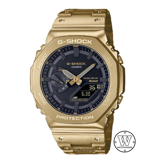 Casio G-Shock GM-B2100GD-9A Solar Full Metal Gold Ion-Plated Bluetooth Smart Link Gents Watch