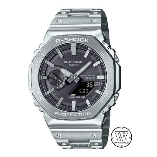 Casio G-Shock GM-B2100SD-1A Gray Dial Full-Metal Chronograph Bluetooth Smart Link Tough Solar Gents Watch