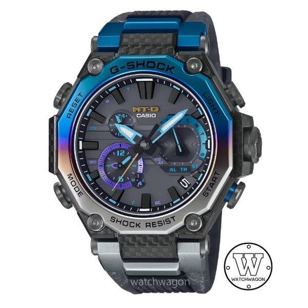 Casio G-Shock MTG-B2000YST-1A Triple-G Resist Japan-Made STORM-CHASER Sapphire Crystal Tough Solar Multi-Band Bluetooth Connectivity Gents Sports Watch mtg-b2000