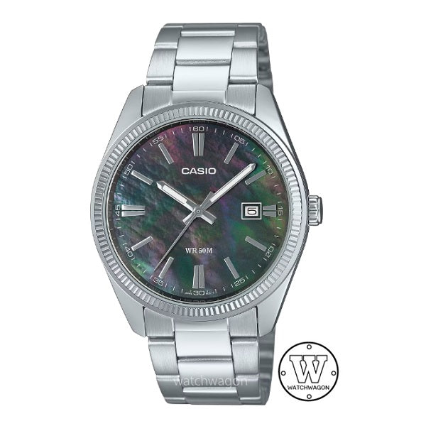 Casio MTP-1302DS-1A Mother of Pearl Dial Analog Gents Quartz Watch