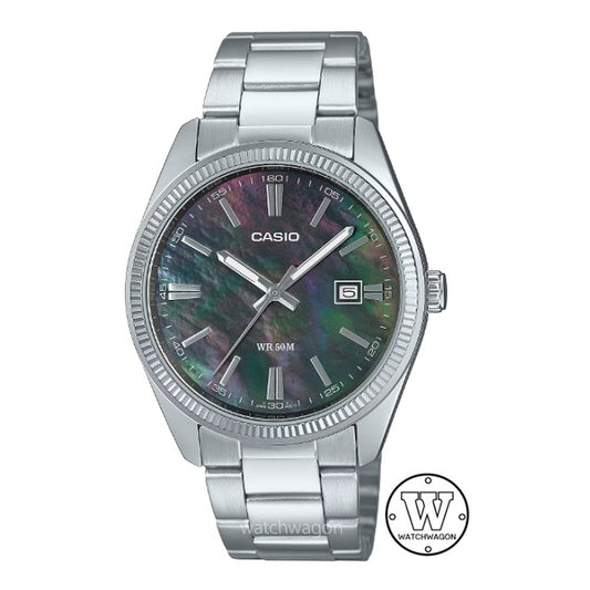 Casio MTP-1302DS-1A Mother of Pearl Dial Analog Gents Quartz Watch