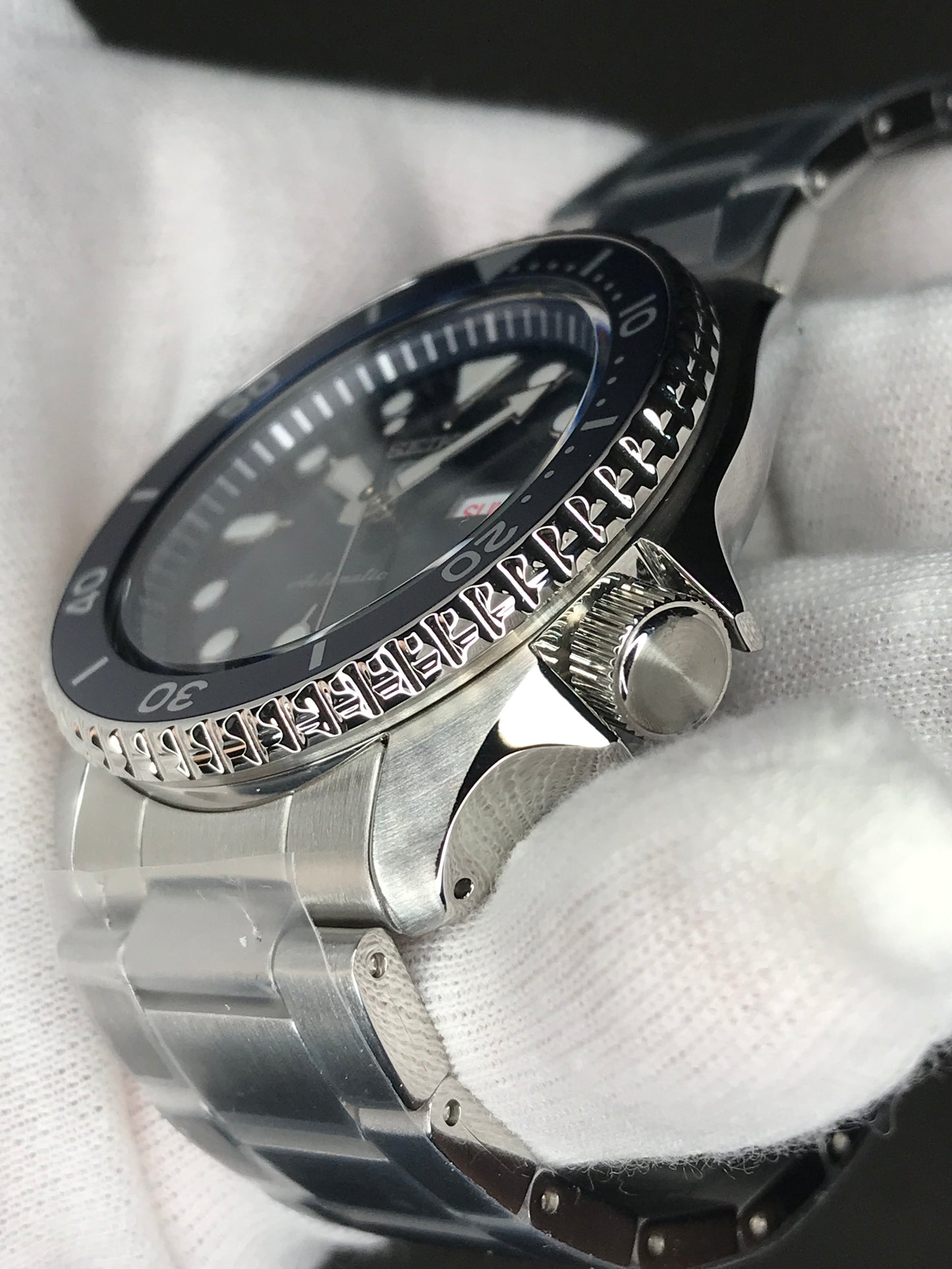 Seiko 5 Sports SRPD51K1 Automatic Blue dial Silver Stainless Steel Band Watch SRPD51