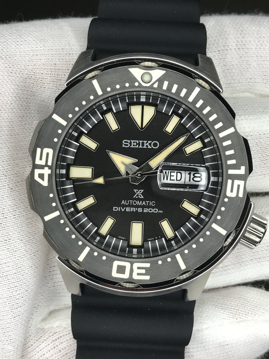 Seiko Prospex Monster SRPD27K1 Automatic Black Monster 200m Divers Watch  SRPD27 SRPD27K