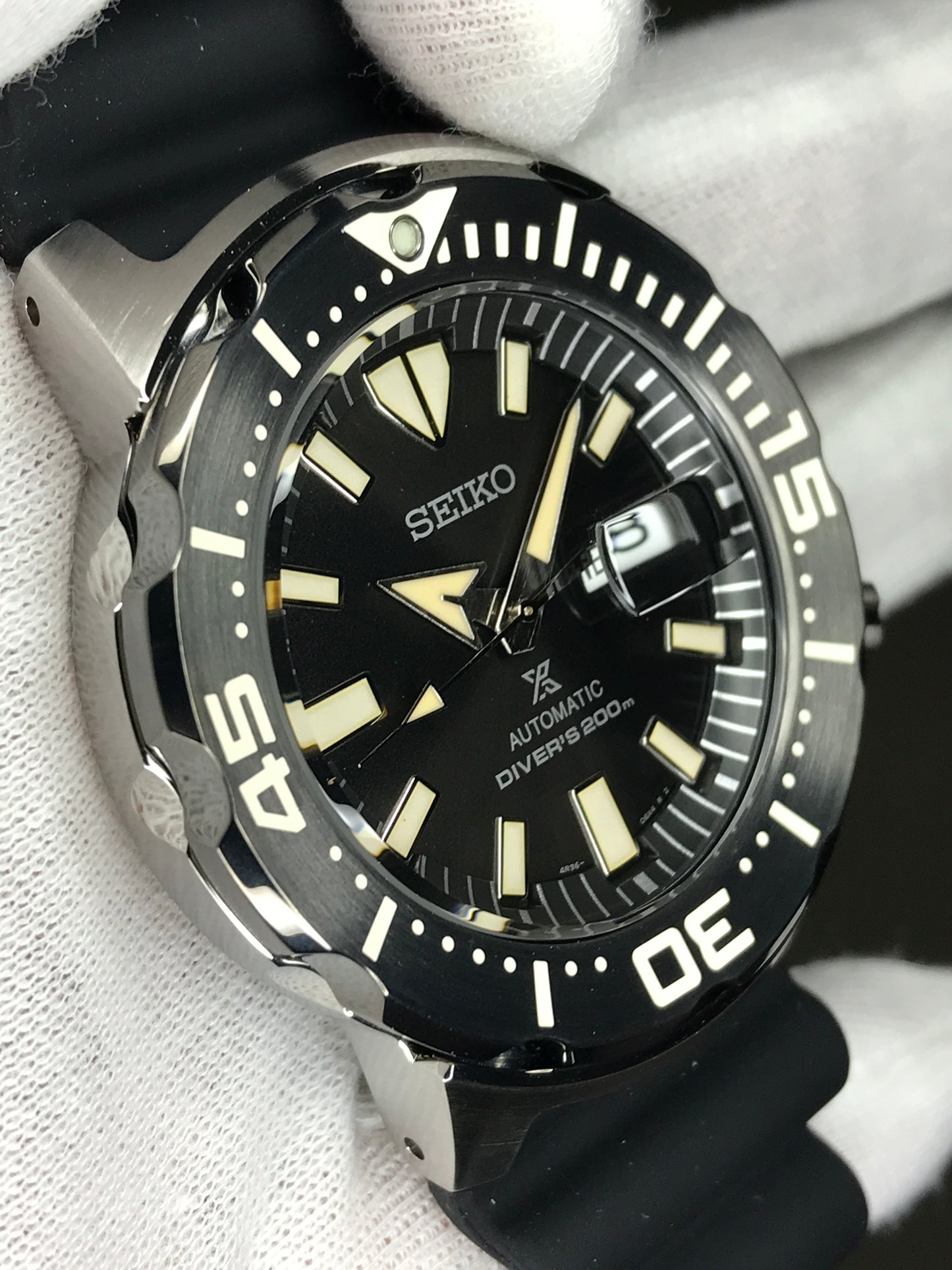 Seiko Prospex Monster SRPD27K1 Automatic Black Monster 200m Divers Watch  SRPD27 SRPD27K