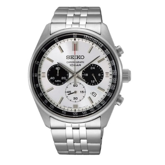 Seiko SSB425P1 " PANDA " 1/5 Second Chronograph Gents Sports Quartz Watch Case Size 41.5mm ssb425 ssb425p