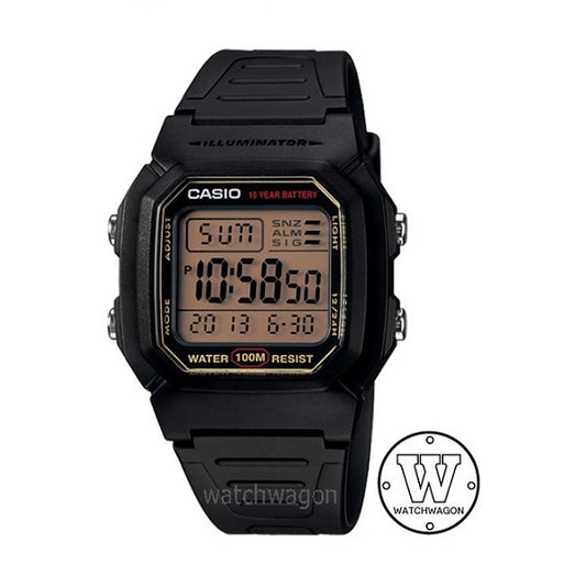 Casio W-800HG-9A Digital Sports 10 Years Battery Life W-800HG-9AV  W-800 W800 W-800HG-9