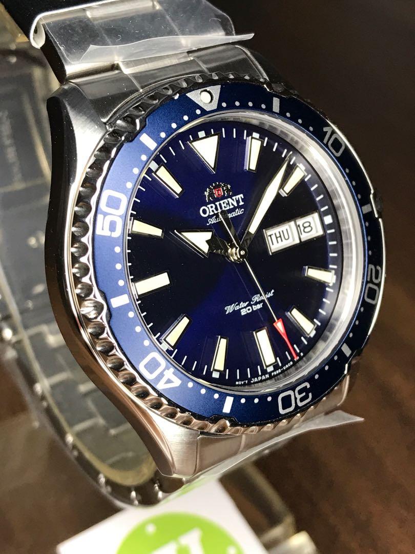 Orient RA-AA0002L19B Kamasu Mako III Blue Dial Automatic 200m Sapphire Crystal Water Resistant Men's Watch Case Size 41