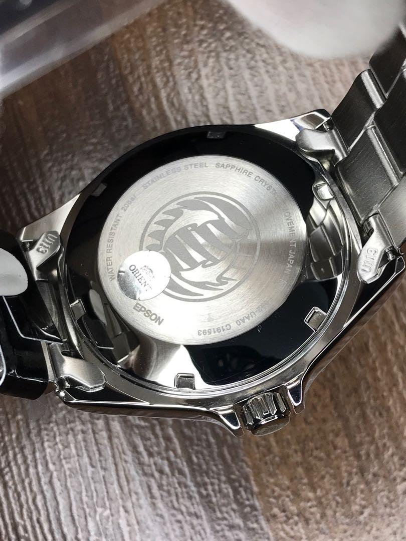 Orient RA-AA0003R19B Kamasu Mako III Automatic Maroon Dial Sapphire Crystal 200m Water Resistant Men's Watch Case Size 4